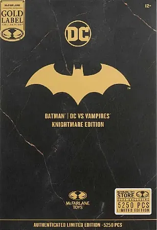 DC MULTIVERSE ACTION FIGURE DC VS VAMPIRES BATMAN KNIGHTMARE EDITION (GOLD LABEL) 18 CM