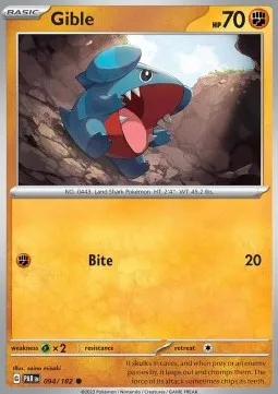 Gible (PAR 094) - Common (Foil)