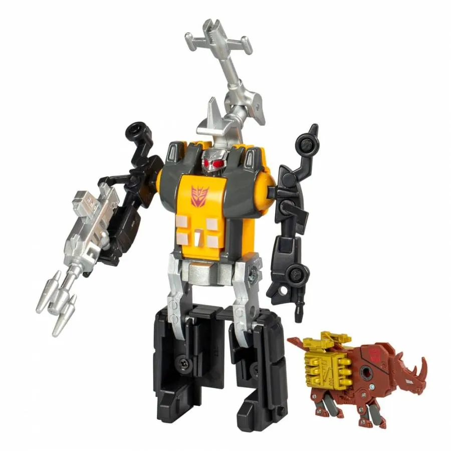 THE TRANSFORMERS RETRO G1 ACTION FIGURE 2-PACK AUTOBOT RAMHORN & INSECTICON BOMBSHELL