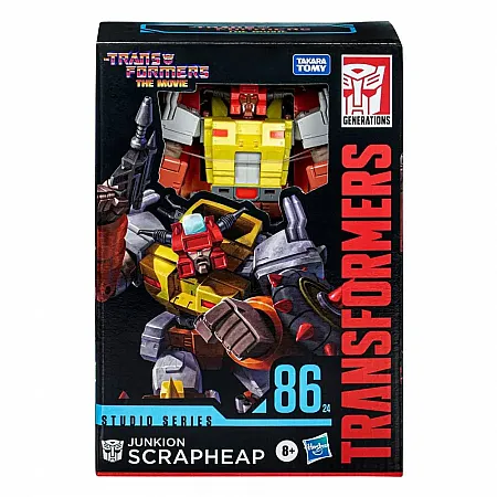THE TRANSFORMERS: THE MOVIE GENERATIONS STUDIO SERIES VOYAGER CLASS ACTION FIGURE JUNKION SCRAPHEAP 16 CM