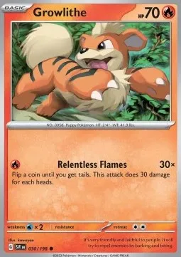 Growlithe (SVI 030) - Common (Foil)