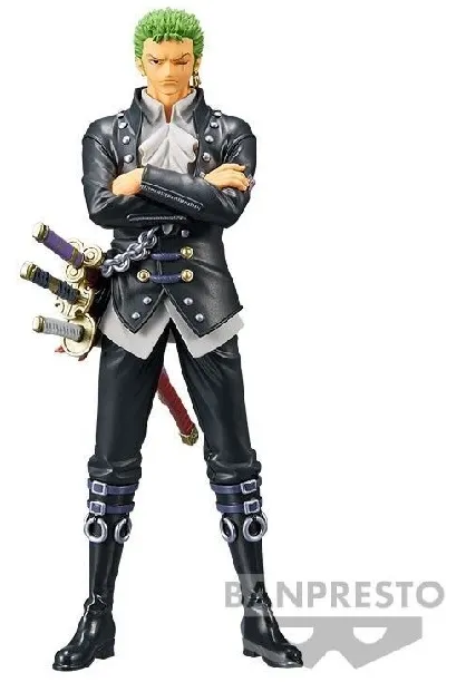 ONE PIECE FILM RED BANPRESTO DXF - THE GRANDLINE MEN VOL. 3 FIGURE RORONOA ZORO 17 CM