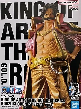 ONE PIECE - KING OF ARTIST THE GOL.D.ROGER & KOUZUKI ODEN FIGURE - SPECIAL VER. 23 CM