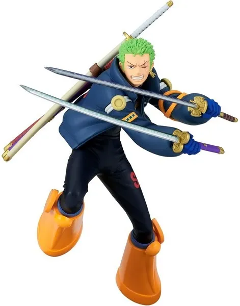 ONE PIECE BATTLE RECORD COLLECTION BANPRESTO RORONOA ZORO FIGURE 16 CM