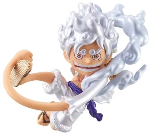 ONE PIECE WORLD COLLECTABLE FIGURE - MONKEY D. LUFFY GEAR 5 SPECIAL METALLIC COLOR VER. FIGURE A