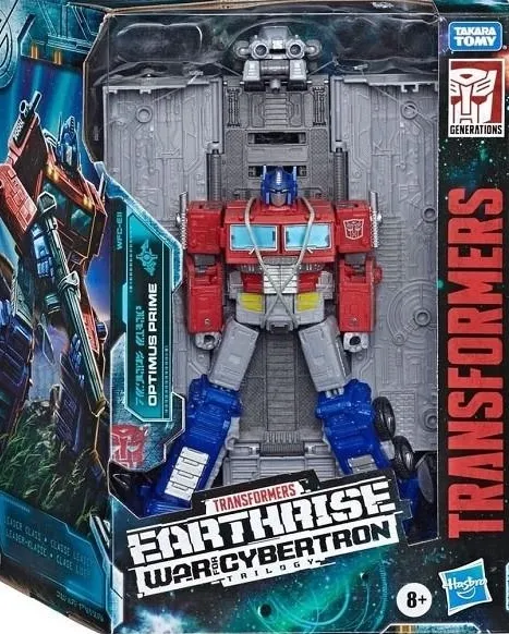 TRANSFORMERS WAR FOR CYBERTRON TRILOGY EARTHRISE GENERATIONS LEADER CLASS ACTION FIGURE - OPTIMUS PRIME 18 CM