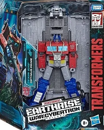 TRANSFORMERS WAR FOR CYBERTRON TRILOGY EARTHRISE GENERATIONS LEADER CLASS ACTION FIGURE - OPTIMUS PRIME 18 CM