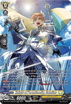 Knight of Perspicacity, Catellus - DZ-BT04-SR24 - Silver Rare