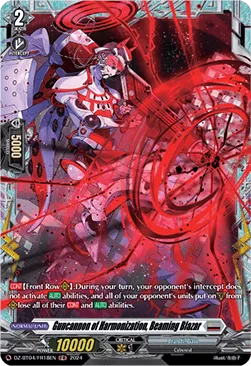 Guncannon of Harmonization, Beaming Blazar - DZ-BT04-FR18 - Frame Rare