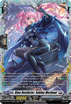 Blue Deathster, Sabine Merkmal - DZ-BT04-FR20 - Frame Rare