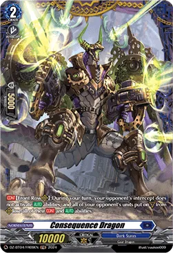Consequence Dragon - DZ-BT04-FR09 - Frame Rare