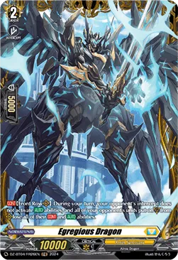 Egregious Dragon - DZ-BT04-FR26 - Frame Rare