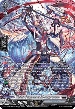 Waving Congregate, Glitchapocenter - DZ-BT05-SR16 - Silver Rare