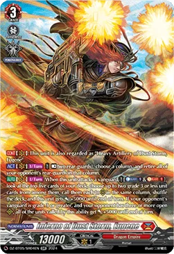 Inferno of Dust Storm, Eugene - DZ-BT05-SR04 - Silver Rare