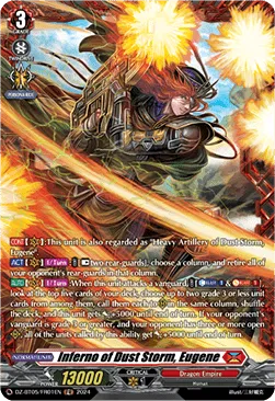 Inferno of Dust Storm, Eugene - DZ-BT05-FR01 - Frame Rare