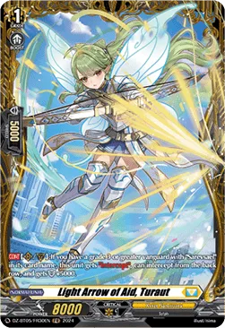 Light Arrow of Aid, Turaut - DZ-BT05-FR30 - Frame Rare