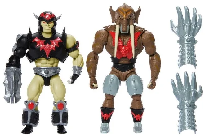 MASTERS OF THE UNIVERSE ORIGINS ACTION FIGURE THE EVIL HORDE 2-PACK HORDAK & GRIZZLOR 14 CM