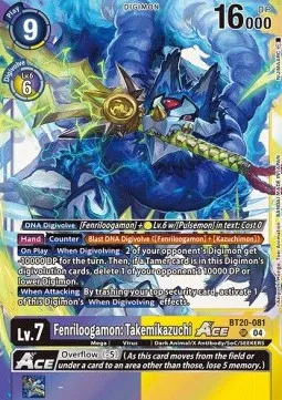 Fenriloogamon: Takemikazuchi Ace - BT20-081 - Super Rare