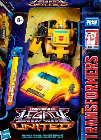 TRANSFORMERS GENERATIONS LEGACY UNITED DELUXE CLASS ACTION FIGURE ORIGIN BUMBLEBEE 14 CM