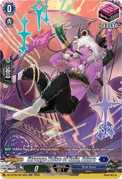 Strange Noise of Ruin, Aduro - DZ-BT06-SR16 - Silver Rare