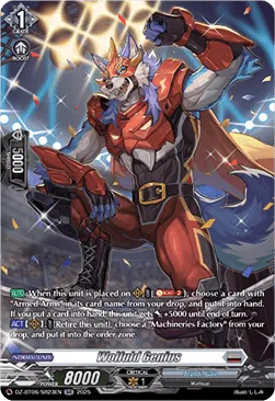 Wolfuld Genius - DZ-BT06-SR23 - Silver Rare