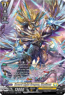 Sword Light Dragon, Skylizen - DZ-BT06-SR26 - Silver Rare