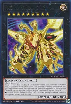 Number C107: Neo Galaxy-Eyes Tachyon Dragon - MZTM-EN092 - Rare