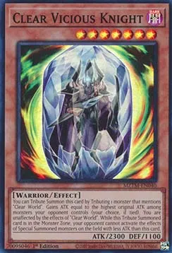 Clear Vicious Knight - MZTM-EN040 - Super Rare