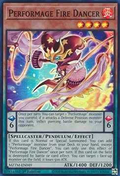 Performage Fire Dancer - MZTM-EN049 - Super Rare