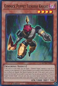 Gimmick Puppet Fiendish Knight - MZTM-EN047 - Super Rare