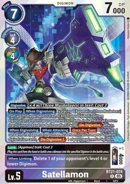 Satellamon - BT21-074 - Rare