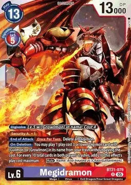 Megidramon - BT21-079 - Rare