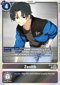 Zenith - BT21-087 - Rare
