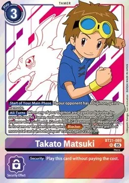 Takato Matsuki - BT21-089 - Super Rare