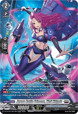 Aurora Battle Princess, Welt Khipple - DZ-BT07-SR19 - Silver Rare
