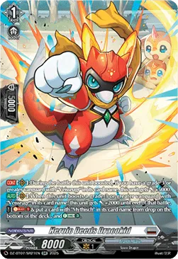 Heroic Deeds Dracokid - DZ-BT07-SR21 - Silver Rare