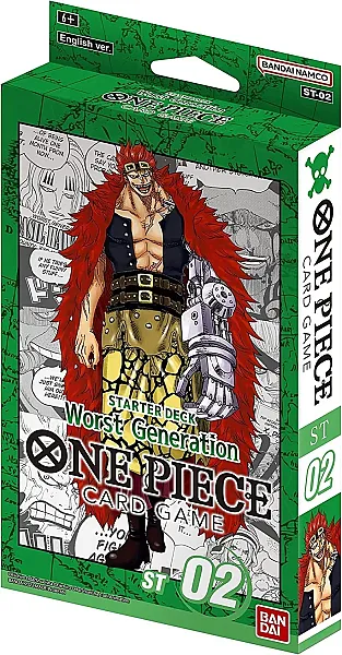 ONE PIECE CARD GAME - WORST GENERATION DECK ST-02 - EN