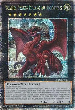 Disaster, Dragon Ruler of All Apocalypses - ALIN-EN049 - Quarter Century Secret Rare