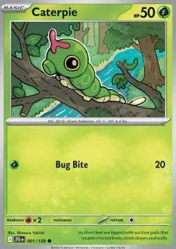 Caterpie (JTG 001) - Common (Foil)