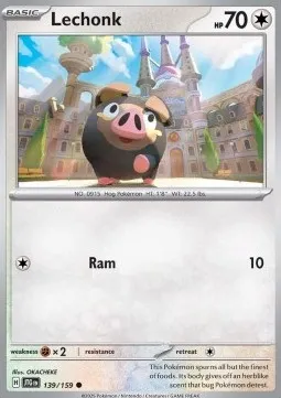Lechonk (JTG 139) - Common (Foil)