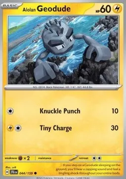 Alolan Geodude (JTG 044) - Common (Foil)