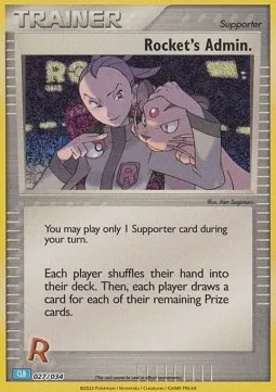 Rocket's Admin. (CLV 026) - Classic Collection Holo