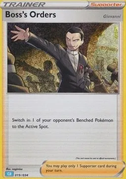 Boss's Orders - Giovanni (CLC 019) - Classic Collection Holo