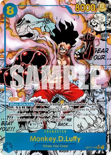 Monkey.D.Luffy - OP11-118 - Manga Rare