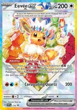 Eevee ex (SVP 174) - SWSH Black Star Promos