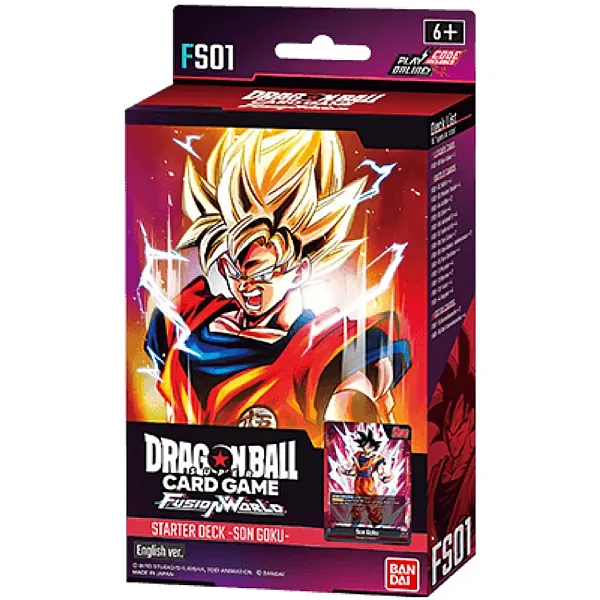 DRAGON BALL SUPER CG FUSION WORLD - SON GOKU (FS01) STARTER DECK - EN