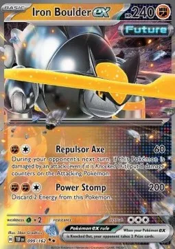 Iron Boulder ex (TEF 099) - Double Rare
