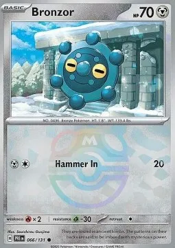 Bronzor (xPRE 066) - Common (Megaball Foil)