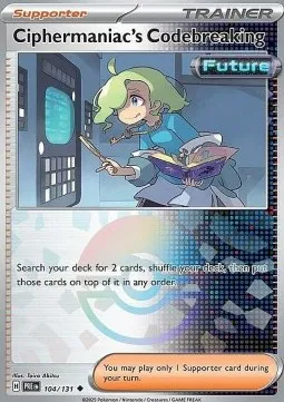Ciphermaniac's Codebreaking (xPRE 104) - Uncommon (Pokeball Foil)