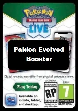 Paldea Evolved Live Code Card